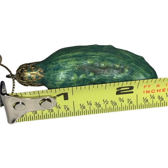 Legend of the Pickle Christmas Tree Ornament, Holiday Tradition Decor - Picture 4 of 5